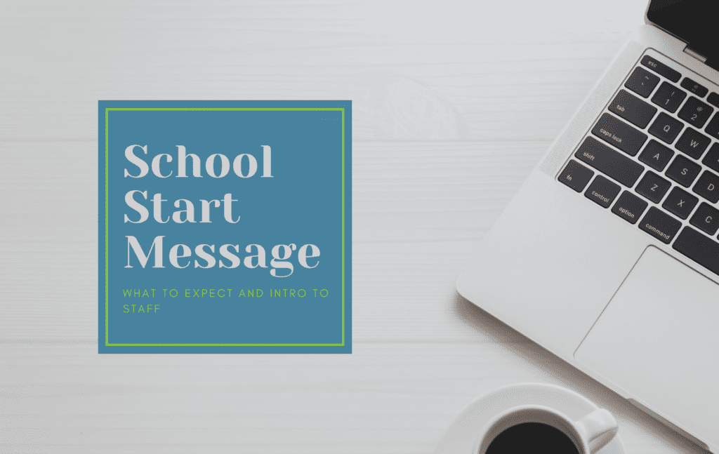 school start message